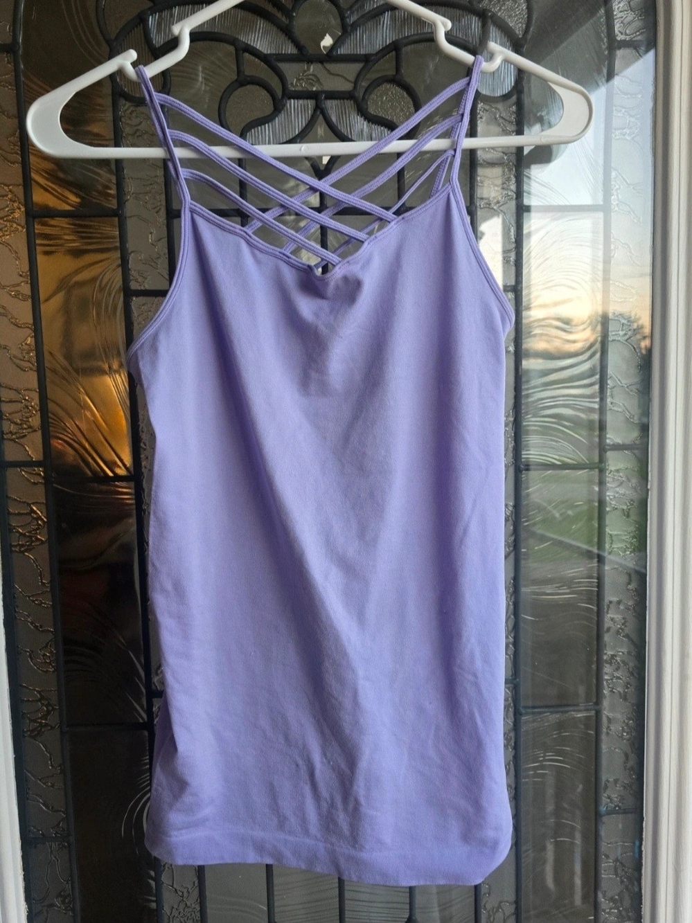 Women’s Lavender Strappy Tank